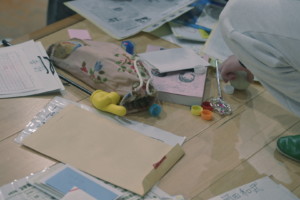 笠岡市立小学校 平成29年度卒業生 タイムカプセルの開封式